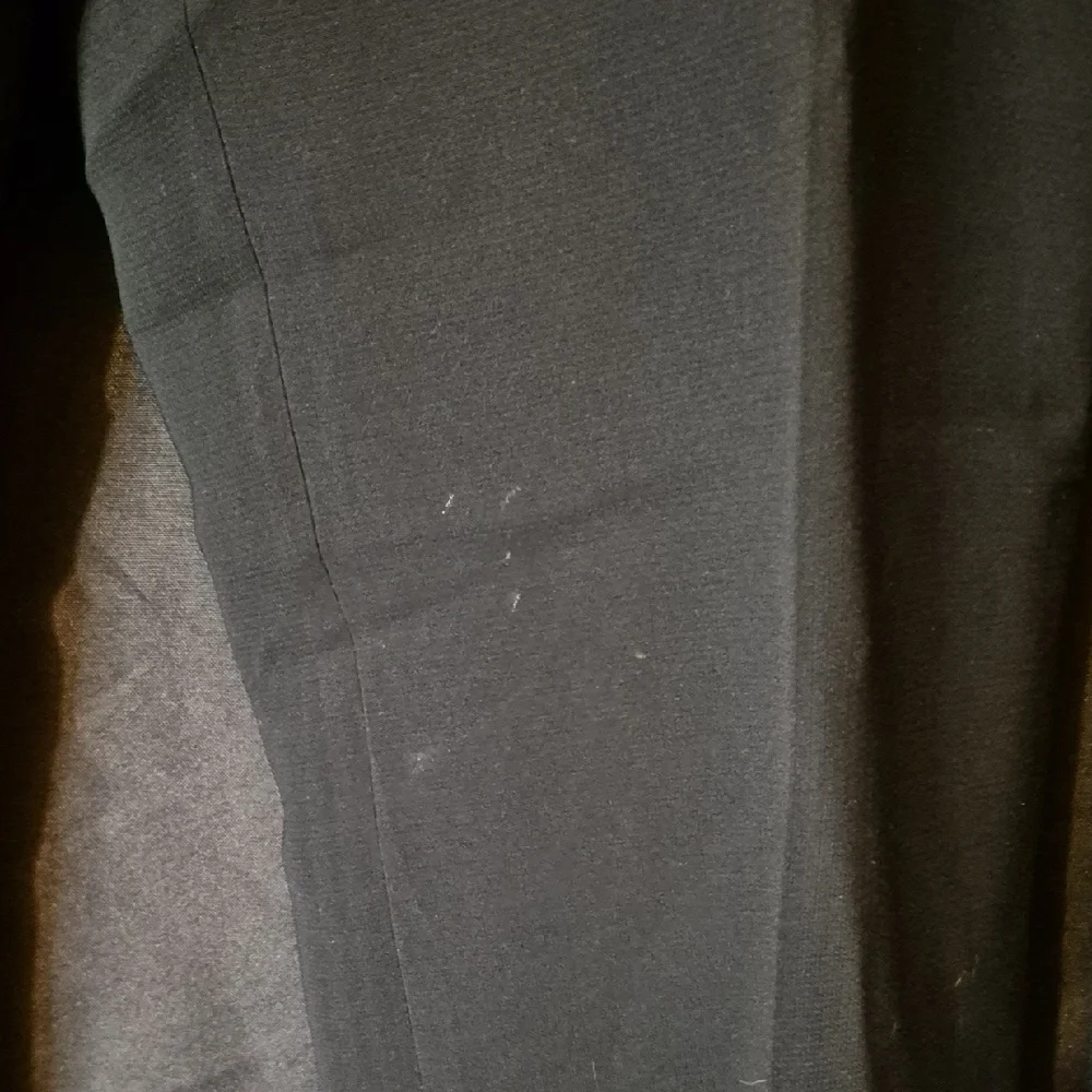 Classic Black Straight-Leg Pants